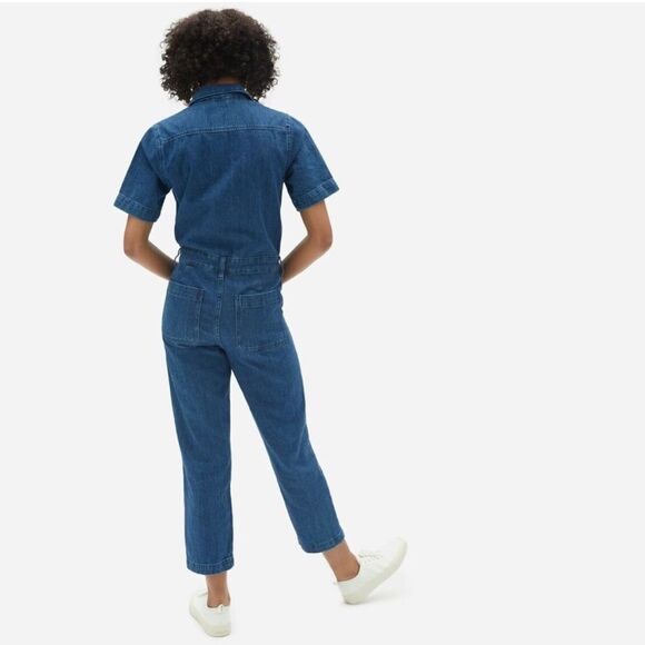 Everlane • Denim soft coverall jumpsuit - Picture 6 of 6